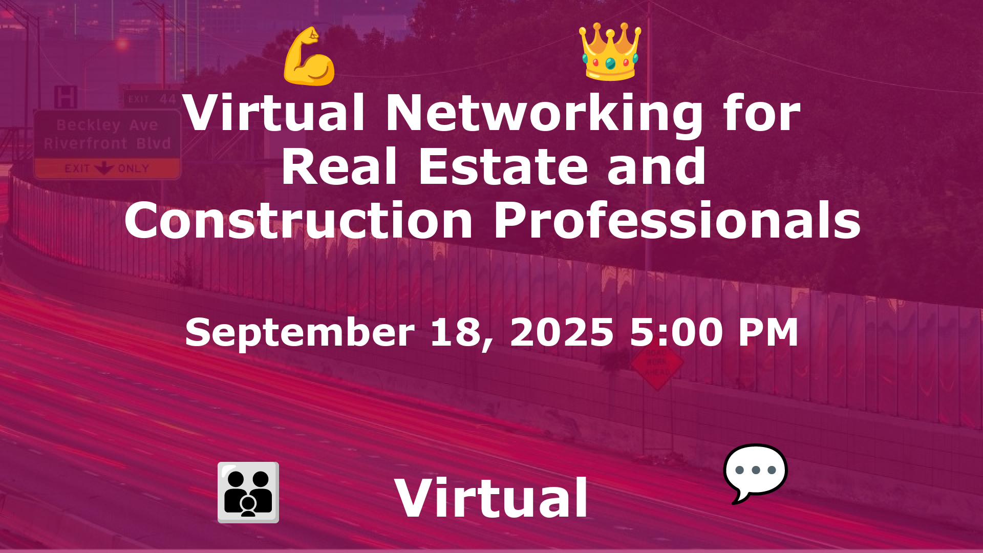 Virtual Networking for Real Estate and Construction Professionals event image